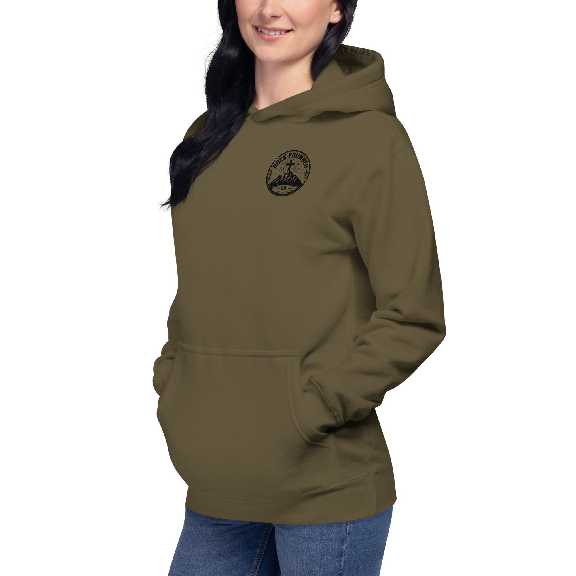 “She Is Clothed in Strength” Unisex Hoodie  Rock-Founded Co.